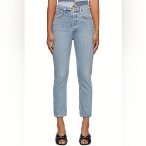 Agolde Riley High Rise Straight Crop. Brand new. Size 26. Color Shiver